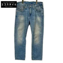 TRUE RELIGION　トゥルーレリジョン　ブルー スキニー デニムパンツ　32のサムネイル