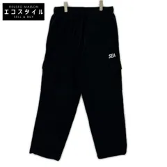 WIND AND SEA　ウィンダンシ―　25FW ブラック Mole Knit Cargo Pantのサムネイル