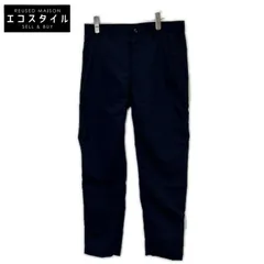 COMMEdesGARCONS HOMME　コムデギャルソンオム　19年 HA-P101 ネイビー ウール ステッチ スラックスパンツ　Sのサムネイル