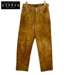 RALPHLAUREN　ラルフローレン　ブラウン スエードパンツ　29のサムネイル