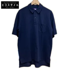 THE NORTH FACE PURPLE LABEL　ザ ノースフェイス パープルレーベル　25SS N25SH091 ネイビー モスステッチフィールドビッグポロ　Mのサムネイル