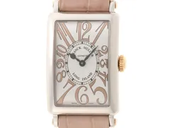 FRANCK MULLER フランクミュラー ロングアイランド レリーフ 902QZ REL ST G 腕時計 ステンレススチール/本革 ピンク クオーツ レディース【中古】437のサムネイル