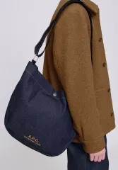 (新品) A.P.C. アー・ペー・セー 正規品 ユニセックス ジャーナル ショルダーバッグ デニム COLORのサムネイル