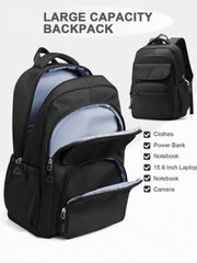 Women's Backpack, Unisex Backpack/Laptop Bag for 15-17 inch Laptops, Lightweight and Durable, Unisex 15.6-inch Laptop Bag, Waterproof Outdoor Hiking Backpack, Multifunctional Pockets, New and Old Versions