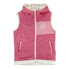 サイズ：L FILA GOLF フィラゴルフ フード付 リバーシブル ジップベスト ボア ピンク系 [240101719906] ゴルフウェア レディース ストスト