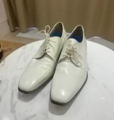 BENIR 27cm ベニル 結婚式 新郎 革靴 白のサムネイル