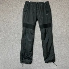 OAKLEY オークリー  PERFORMANCE FIT 中綿 パデッドパンツ ゴルフパンツ 暖パン ボトムス ブラック 黒 総柄 JPN XLサイズ LL相当 メンズ 防寒 秋冬 裾ドローコードのサムネイル