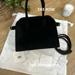THE ROWザロウ ソフトマルゴー10 ブラックスエードハンドショルダーバッグのサムネイル