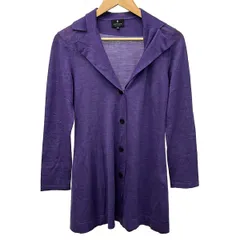 LANVIN COLLECTION(ランバンコレクション) カーディガン サイズ38 M レディース美品  - パープル 長袖/ロング丈のサムネイル