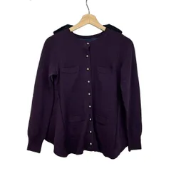Sacai(サカイ) カーディガン サイズ2 M レディース - 09-01132 パープル×ダークネイビー 長袖のサムネイル