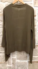 M01　ダックス　Daks　トップス　カーディガン　羽織　大きいサイズ　ゆったり　綿のサムネイル