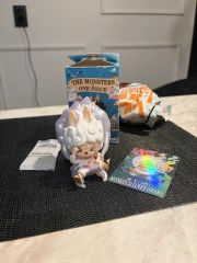 ラブブ ワンピース ルフィ ギア5 シークレット フィギュア カード付き