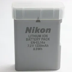 ⭐️紛失時や予備としても重宝致します⭐️❤️Nikon ニコン 純正 バッテリー EN-EL14a❤️のサムネイル
