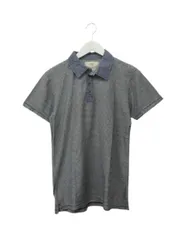 スコッチ&ソーダ SCOTCH & SODA ポロシャツ 半袖 ボーダー 衿ダメージ加工 ネイビー系 紺 トップスのサムネイル