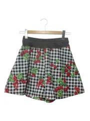 ミルク MILK Red Garden キュロット パンツ ギンガムチェック プリント ショートパンツ ショーツ マルチカラー ボトムスのサムネイル