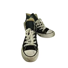 コンバースオールスター CONVERSE ALLSTAR Chuck Taylor Black HI CUT レディース JPN：23 のサムネイル