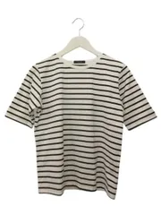 アルアバイル allureville BASIC T 2 Tシャツ 半袖 カットソー ボーダー ホワイト 白 ブラック 黒 トップスのサムネイル