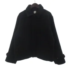 キャスパー ジョン Casper John 美品 ジャケット ブルゾン フルジップ ウール混 黒系 ブラック系 Sのサムネイル