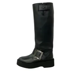 RogerVivier(ロジェヴィヴィエ) ロングブーツ 39 レディース - 黒×シルバー レザーのサムネイル