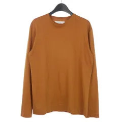 エストネーション ESTNATION クルーネック Tシャツ 長袖 ロンT 無地 M 茶 ブラウンのサムネイル