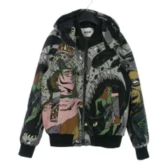 エムエスジーエム MSGM グラフィック ジャガード ブルゾン ジャケット フード付き 48 マルチカラー 2940MH31のサムネイル