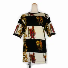 ヴェルサス VERSUS インディアン プリント 総柄 Tシャツ カットソー 半袖 34/48 マルチカラーのサムネイル