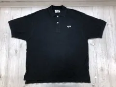 TOWNCRAFT タウンクラフト The Fox Collection ザフォックスコレクション トラッド 鹿の子 半袖 ポロシャツ 黒 L メンズ コットン100%のサムネイル