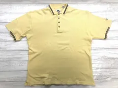 Reebok GOLF リーボック ゴルフ オールド レトロ スポーツ 古着 鹿の子 半袖ポロシャツ メンズ コットン100% S 黄色のサムネイル