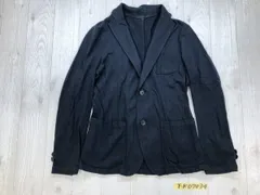 COMME CA ISM コムサイズム メンズ 薄手 ストレッチ ジャケット S 紺のサムネイル