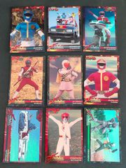 カーレンジャー カード 4枚セット ナガサキヤ 激走戦隊 カーレンジャー