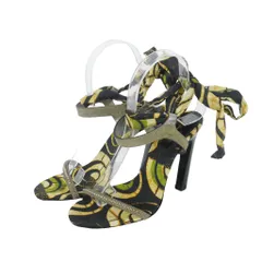 ドリスヴァンノッテン DRIES VAN NOTEN スカーフ柄 ヒール サンダル 総柄 36 マルチカラーのサムネイル