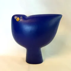 ARABIA "Parvi sarja"（Timo/青）鳥のオブジェのサムネイル