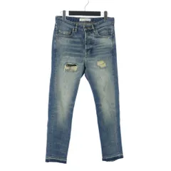 ゴールデングース GOLDEN GOOSE ダメージ リペア スリムデニム ジーンズ 25 インディゴのサムネイル