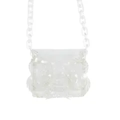 マメクロゴウチ  Mame Kurogouchi Transparent Sculptural Micro Chain Bag PVCクリア チェーン マイクロ ショルダーバッグのサムネイル
