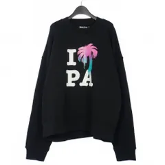 パームエンジェルス PALM ANGELS 23SS I Love PA スウェットシャツ トレーナー L 黒 ブラック PMBA026S23FLE0021084のサムネイル