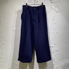 Yohji Yamamoto 02AW タックウールパンツ　2のサムネイル