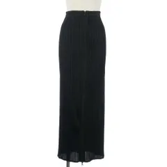 プリーツプリーズ PLEATS PLEASE イッセイミヤケ フロントジップ ロングスカート 2 黒 ブラック PP04-JG370のサムネイル