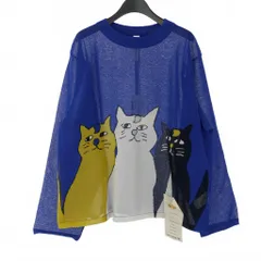 シンヤコズカ SHINYA KOZUKA 25SS AN INITIAL JUMPER ニット セーター 長袖 M BREATHTAKING BLUE ブルー 青 2501SK123のサムネイル