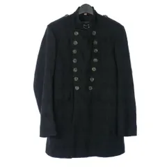 ジョンガリアーノ JOHN GALLIANO アーカイブ ナポレオンコート ジャケット コットンリネン 48 ブラック 黒 AUY505Aのサムネイル