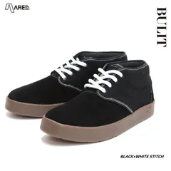 AREth アース BULIT ブリット カラー:BLACK×WHITE STITCH サイズ:9.5インチ(27.5cm) 　スニーカー アースフットウエア ヘンプ HEMP チャッカブーツ EARLY2026　AREth日本正規品のサムネイル