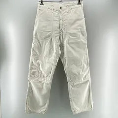 【中古】Carhartt 70s プリントタグ ライトオンス ダブルニー ペインターパンツ 赤カンヌキ ホワイト サイズW33相当[24]のサムネイル