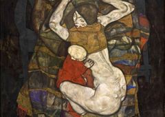 梅原龍三郎、【竹窓裸婦】、希少画集画、新品高級額・額装付、状態良好