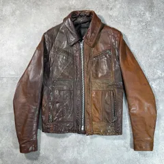 Schott ショット レザートラッカージャケット 70's 80's 革ジャン ブラウン vintage ヴィンテージ メンズのサムネイル