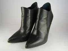 【USED/B】イヴサンローラン YSL サイドゴア ヒールブーティ ブラック サイズ38(24.5～25cm)のサムネイル