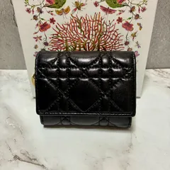74 クリスチャンDior 折財布 三つ折り財布 ロータスウォレットのサムネイル