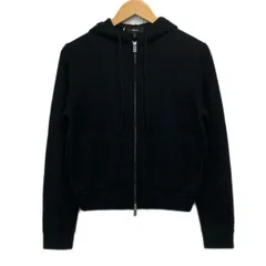 theory(セオリー) ブルゾン サイズP M レディース美品  - 黒 長袖/ニット/ジップアップ/春/秋のサムネイル
