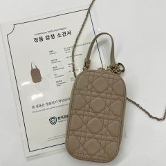 美品】クリスチャンディオール カナージュ フォンホルダー エナメル 