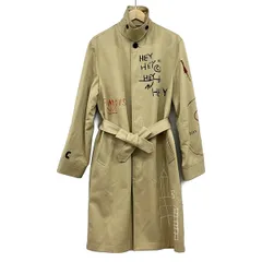 COACH(コーチ) コート サイズS/M メンズ - C5209 ベージュ 長袖/マックコート/春/秋/JEAN-MICHEL BASQUIAT(バスキア)コラボのサムネイル