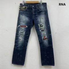 アールエヌエー スタッズ スカル ドクロ レオパード y2k ダメージ デニム パンツ レディース M ISItems【USED】【古着】【中古】50164651のサムネイル