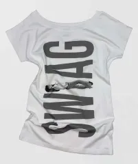 (XS) SCULPTOR Swag Long Tee White アサ 着用のサムネイル